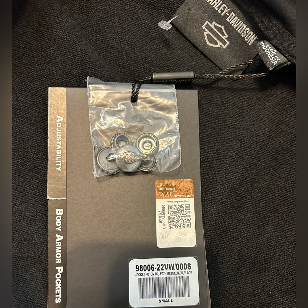 Harley Davidson Potomac Leather Riding Jacket - Picture 6 of 6
